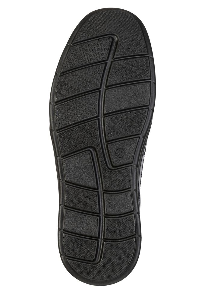 GINO GALANTE, schicke Herren-Schn&uuml;rschuhe, mit herausnehmbarem Fu&szlig;bett SCHWARZ