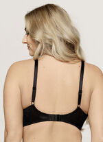 LingaDore Bügel-BH mit zarter Elastikspitze SCHWARZ