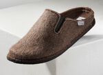 Herren-Hausschuh aus Wollfilz BRAUN