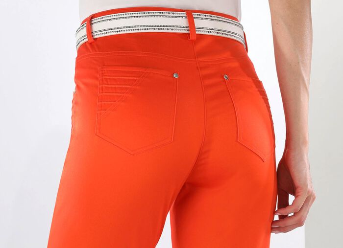 G&uuml;rtel mit Lederfutter WEISS