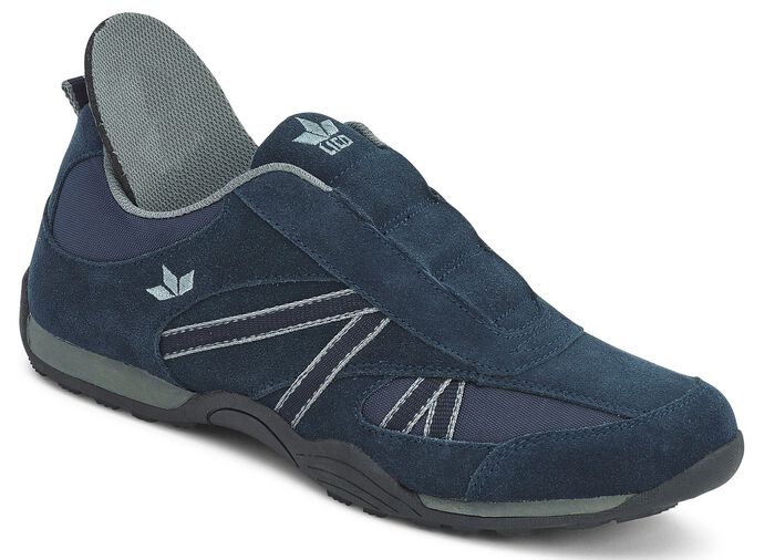 Slipper in flottem Design MARINE-GRAU