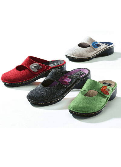 Modischer Aerosoft® Hausschuh aus Wollfilz 