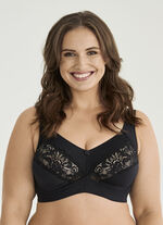 Swegmark of Sweden BH mit Spitzeneinsätzen SCHWARZ