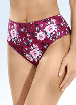 Zweierpack Slips mit farbharmonischem Floraldessin 