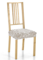 Pflegeleichte Stretchbezüge in Schlangenoptik CREME