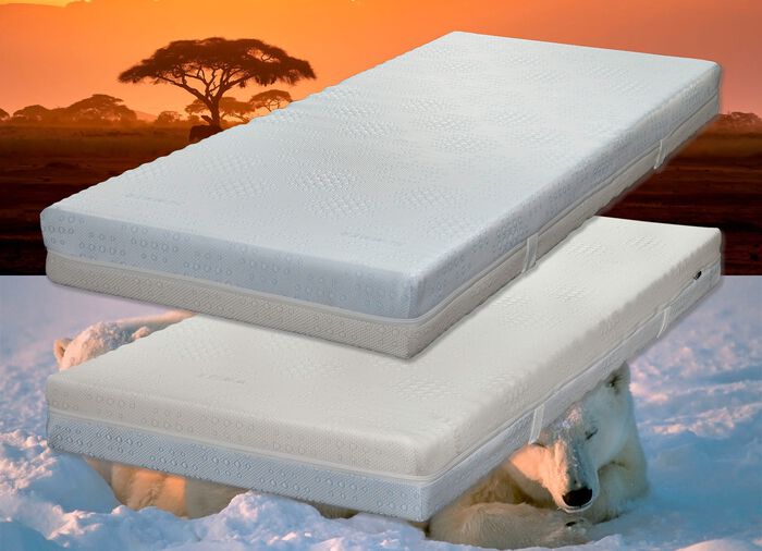 7-Zonen-Cellflex-Matratze von Hemafa mit Sommer- und Winterseite 