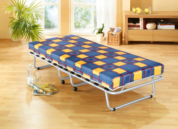 G&auml;stebett mit Lattenrost und Matratze 