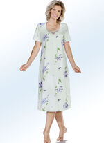 Zweierpack Nachthemden mit kurzen Ärmeln und Spitze 