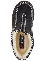 Warme Damen-Hausschuhe, Weite H, mit Rei&szlig;verschluss 