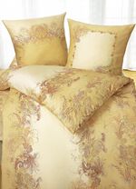 Bügelleichte Bettwäsche-Garnitur mit Reißverschluss APRICOT