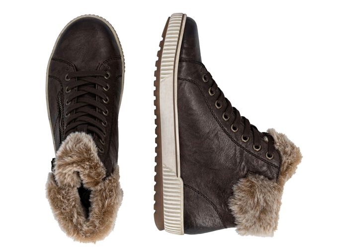 Remonte, gef&uuml;tterte Damen-Boots, Winterschuhe, Weite G, mit herausnehmbarem Fu&szlig;bett 