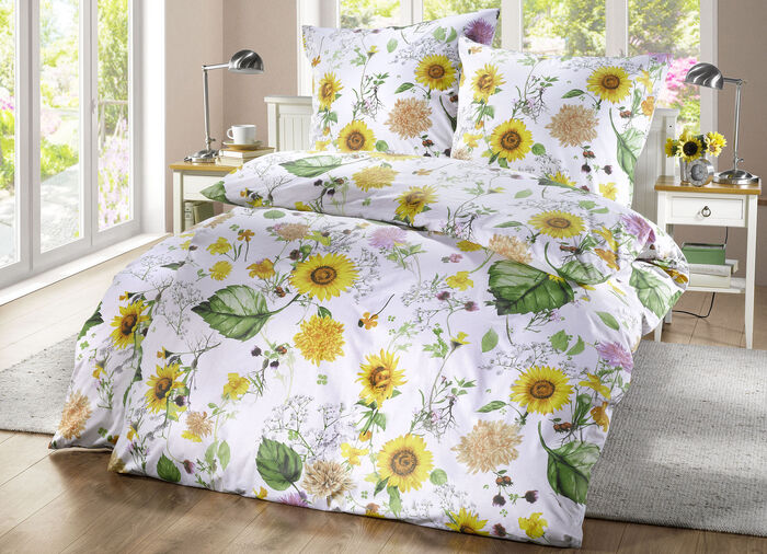 Renforc&eacute; Bettw&auml;sche-Garnitur mit Rei&szlig;verschluss 