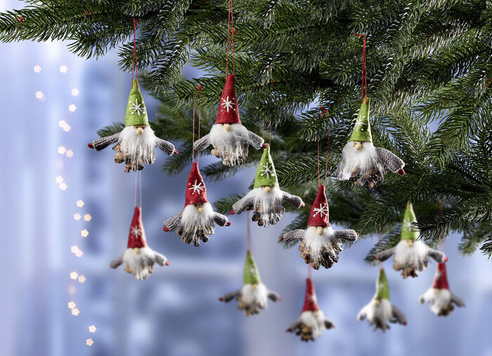 Wichtel-Aufhänger, 12er-Set 