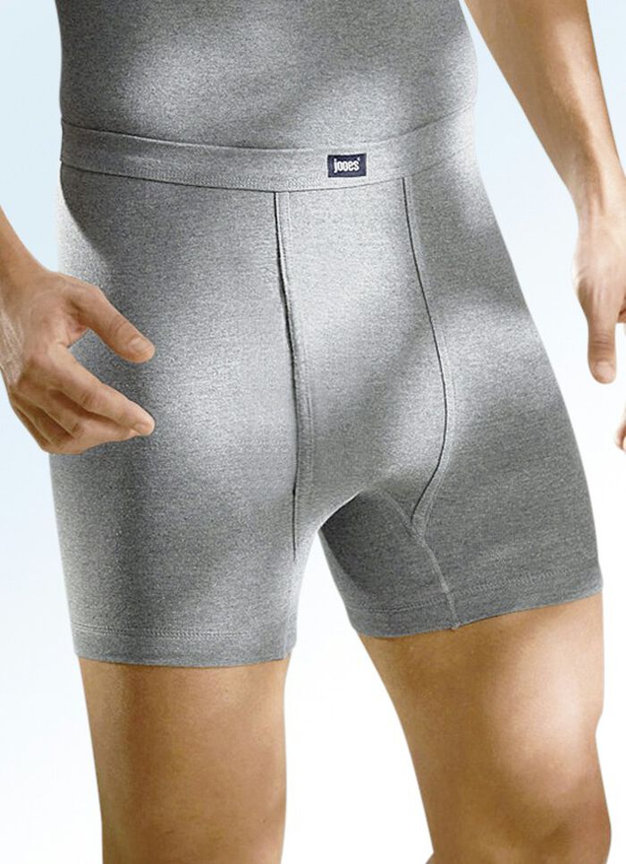 Viererpack Unterhosen aus Feinripp mit Eingriff 