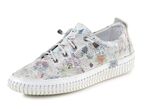 ELENA EDEN Sneaker mit Zier-Perforation EISGRAU-BUNT
