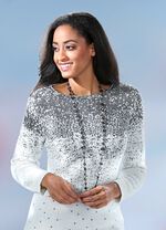 Halskette mit Muschel und Kristallsteine 