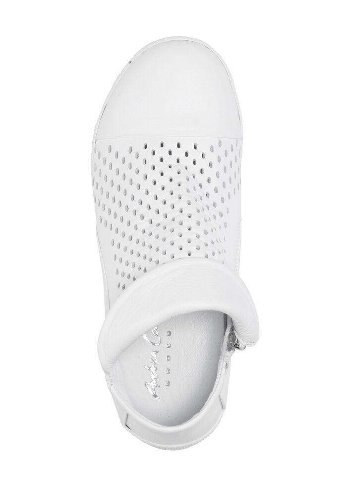 Andrea Conti, sommerliche Damen-Boots, mit herausnehmbarem Fußbett WEISS