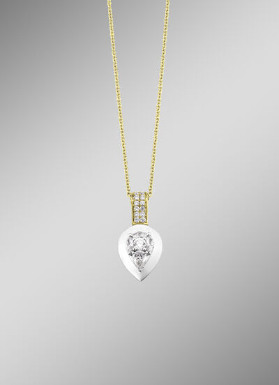 Anh&auml;nger mit Brillanten und Diamanten  