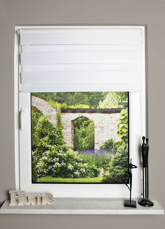 Kettenzugrollo mit Klemmträgern 