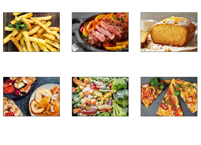 Doppelkammer-Fritteuse:2 Gerichte &ndash; fertig zur gleichen Zeit! ROT