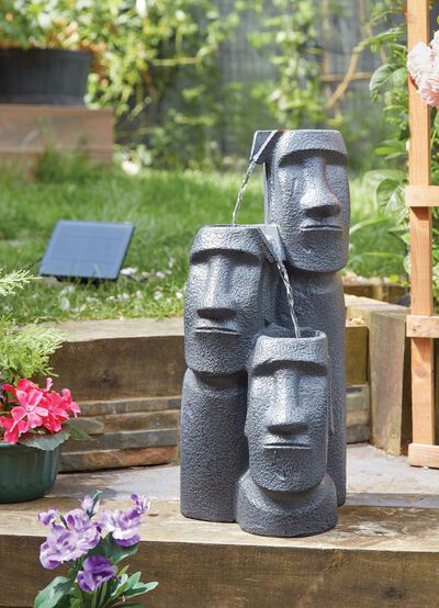 Solarbrunnen "Osterinsel" 