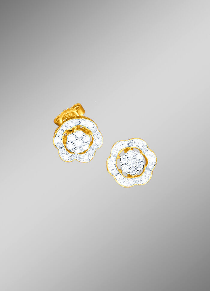 Ohrstecker mit Diamanten 