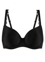 LingaDore Bügel-BH mit atmungsaktiven Spacer-Cups SCHWARZ