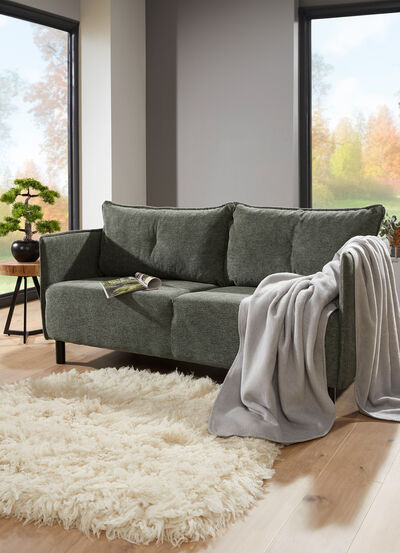 Polstermöbel mit dekorativem Velours-Bezug 