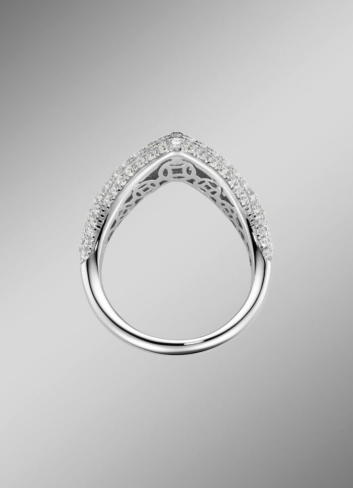 Damenring mit Zirkonia 