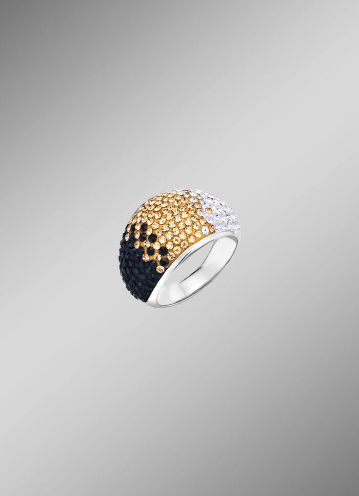Funkelnder Damenring mit Swarovski-Elements 