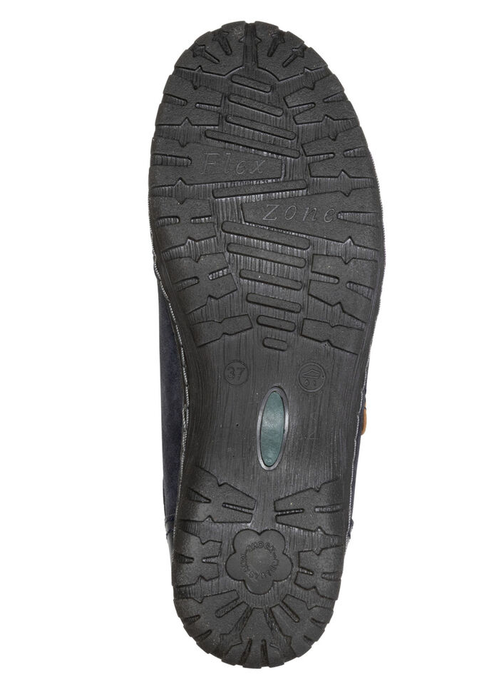 ELENA EDEN, bequeme Damen-Schnürschuhe, Weite G, mit herausnehmbarem Fußbett MARINE