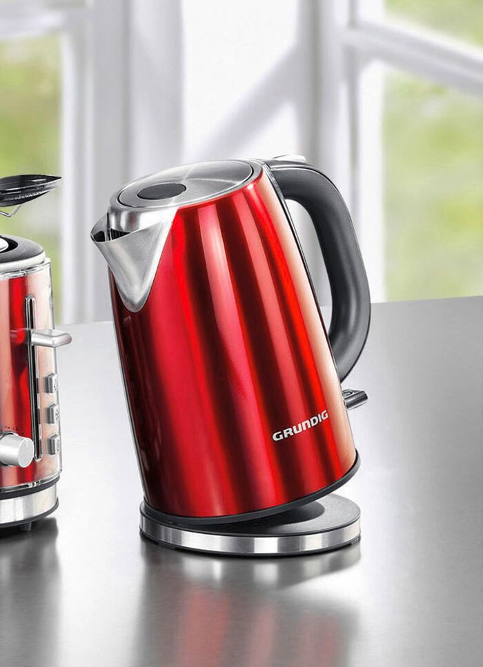 Grundig Fr&uuml;hst&uuml;cksserie aus hochwertig lackiertem Edelstahl 