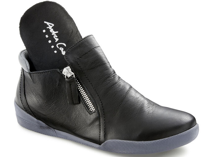 Andrea Conti, sportliche Damen-Boots, mit herausnehmbarem Fußbett SCHWARZ