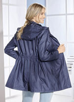 Funktionsjacke mit abnehmbarer Kapuze 