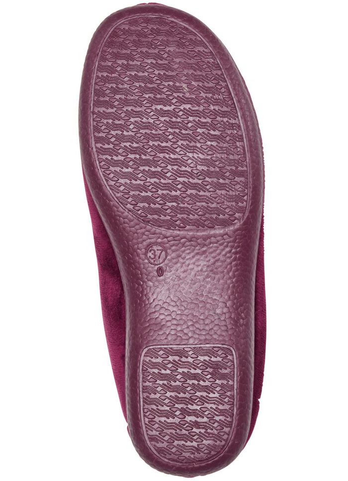 Laurina Hausschuh aus samtigen Textilmaterial 