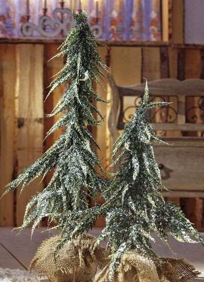 Tannenbäumchen im Jutesäckchen 