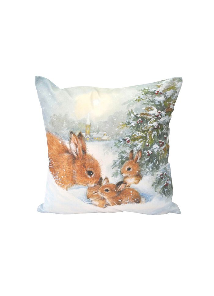 Samtweicher Kissenbezug mit Rei&szlig;verschluss 