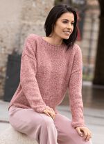 Pullover aus Melangegarn 
