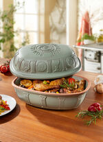 Römertopf für die gesundheitsbewusste Küche GRÜN