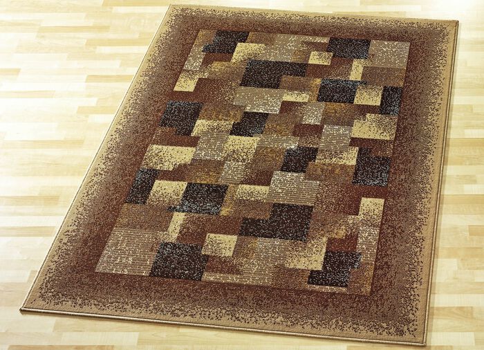 Velours-Brücken, -Teppiche und -Bettumrandung BEIGE