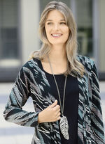 Halskette mit Feder-Anhänger 