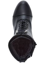 Andrea Conti, modische Damen-Stiefeletten, Winterschuhe, mit Rei&szlig;verschluss SCHWARZ