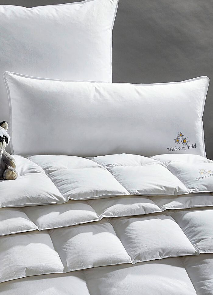 4-Jahreszeiten-Kissen Weiss & Edel von OBB, hergestellt in Deutschland 