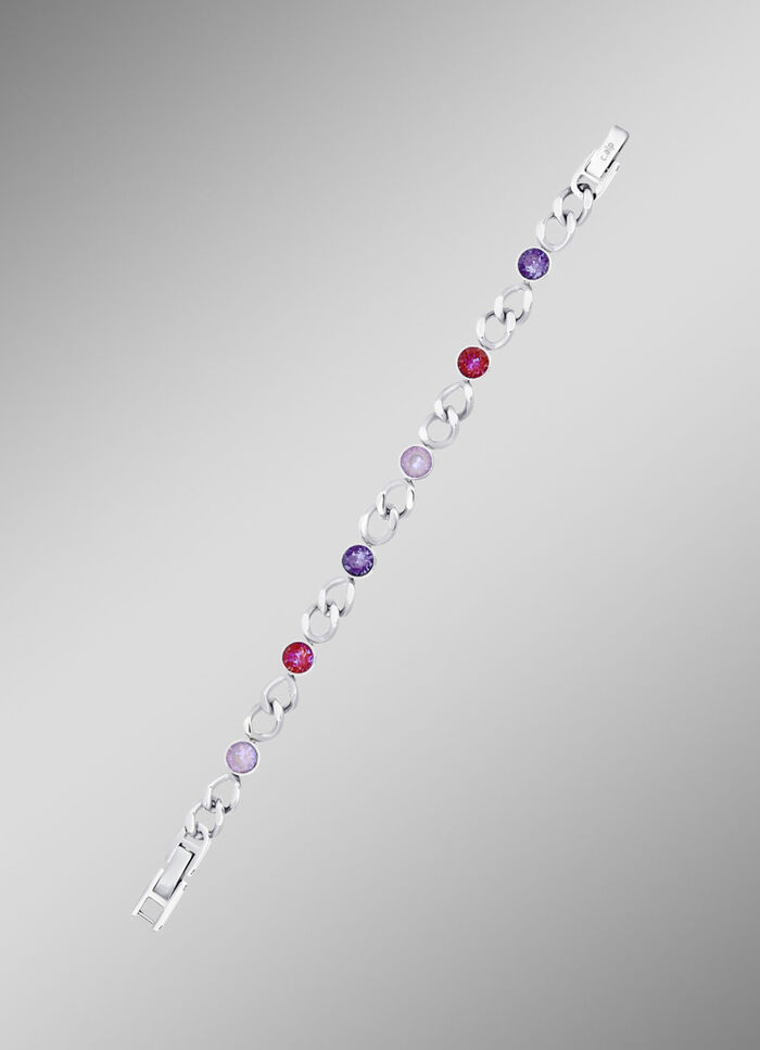 Armband mit Kristallen in Pink 