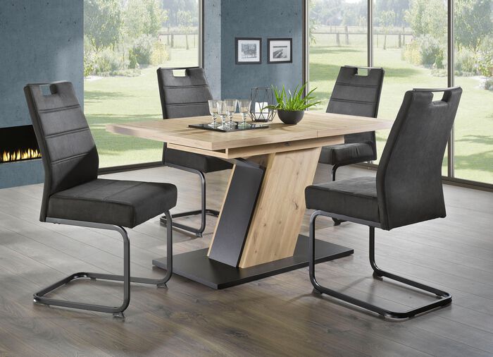 Essgruppe, 5-teilig, in modernem Design 