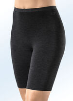 Sylvia Speidel Zweierpack Longpants mit Viskose 1X GRAU MELIERT, 1X SCHWARZ