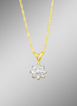 Eleganter Anhänger mit Singapurkette 