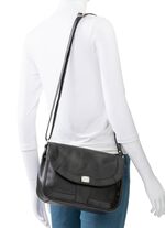 Laurina, Tasche, Damen, mit verstellbarem Umhängeriemen SCHWARZ