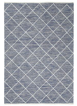 Moderne Brücken und Teppiche aus 100% Baumwolle BLAU