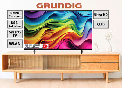 Grundig GUB7440Q 4K-UHD-Smart-QLED-Fernseher 